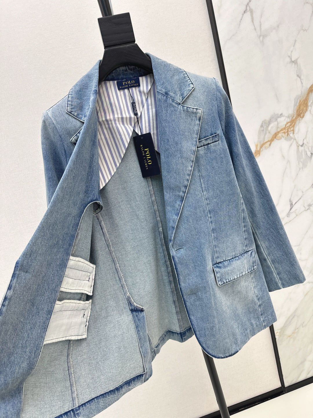 Max 25ss denim blazer