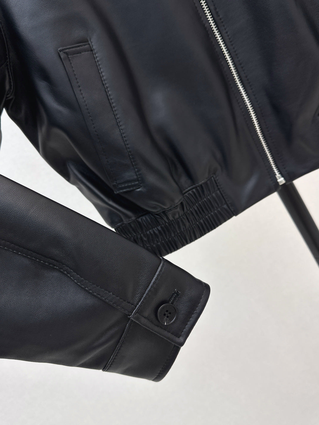 Miu 25ss leather jacket