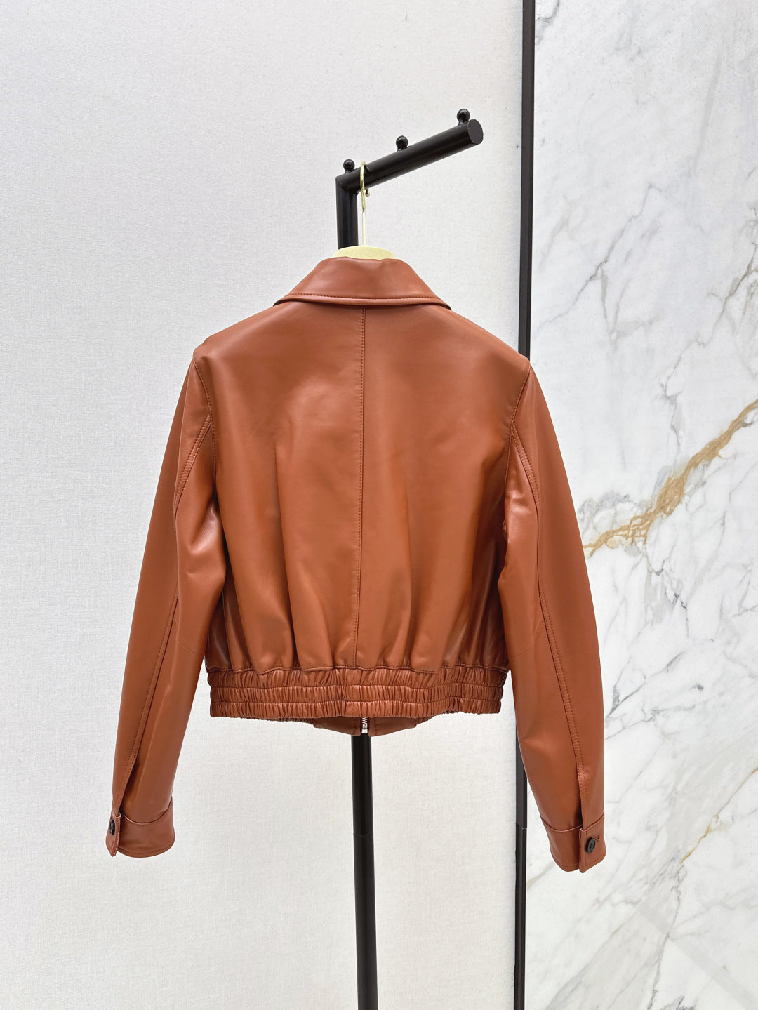 Miu 25ss leather jacket