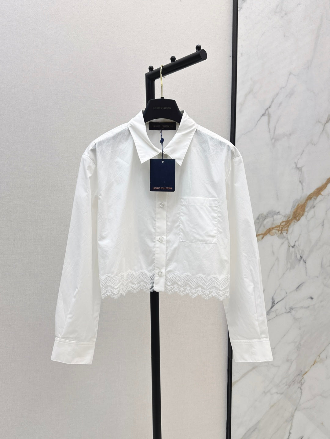 Louis 25ss lace shirt