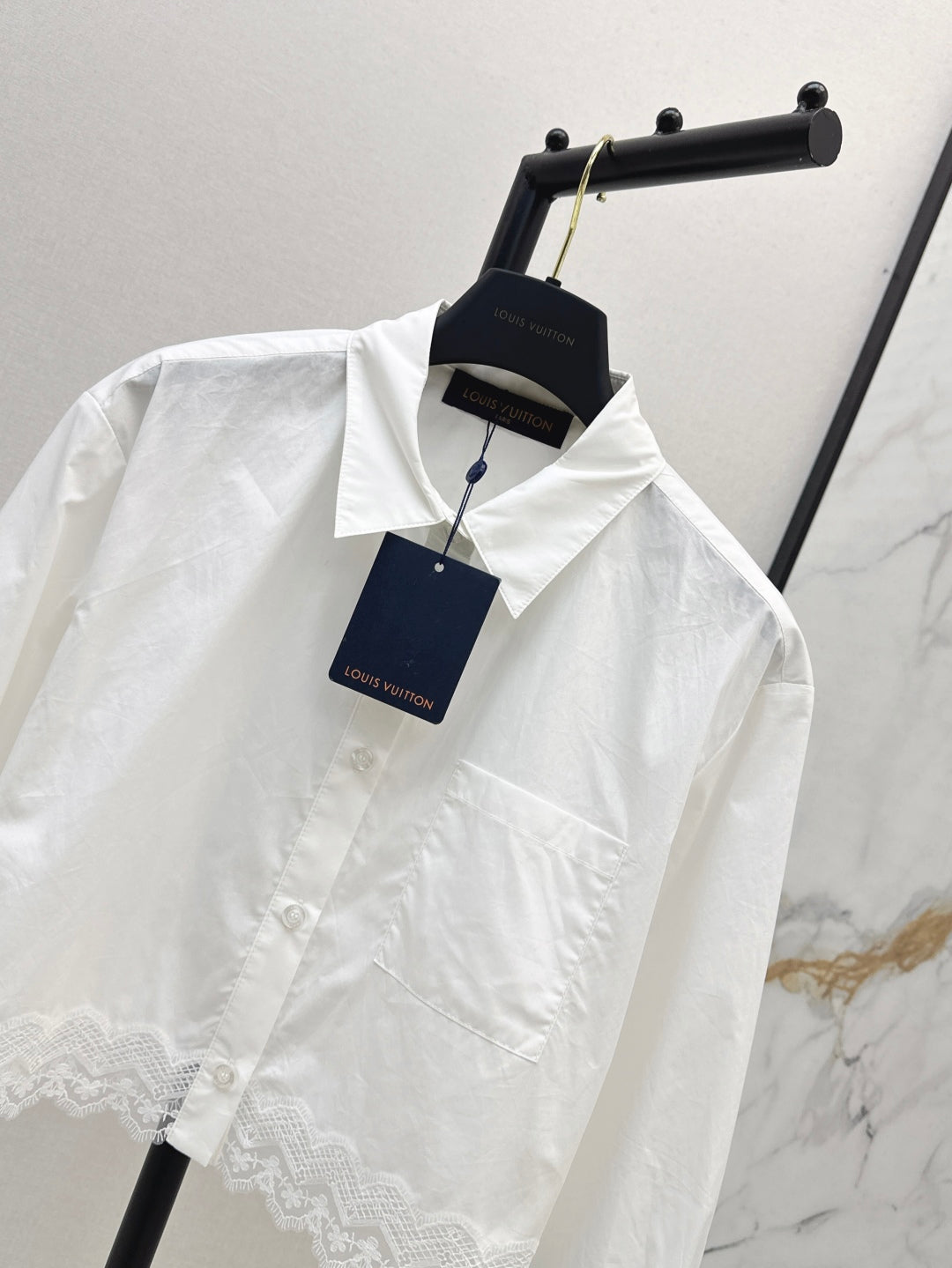 Louis 25ss lace shirt
