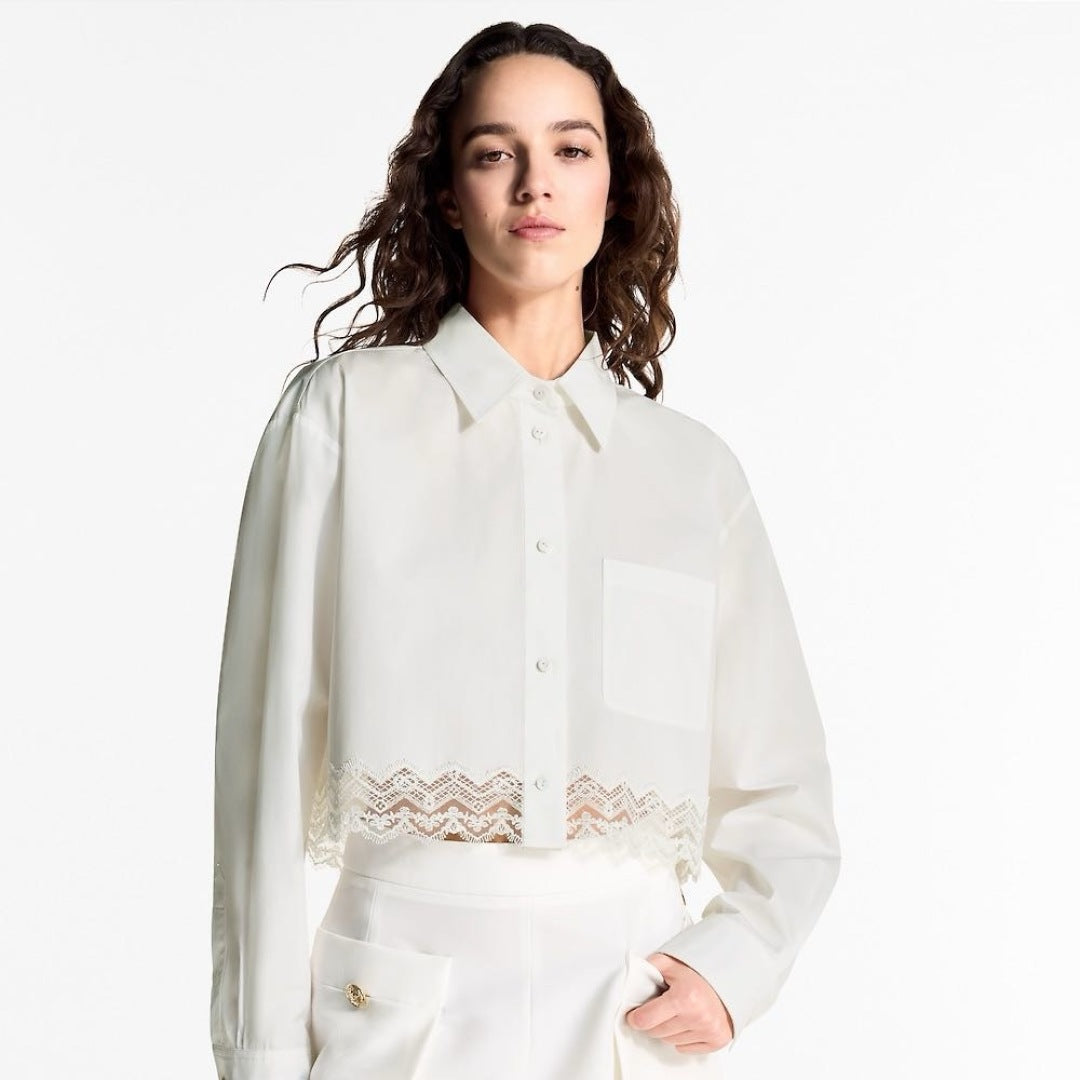 Louis 25ss lace shirt