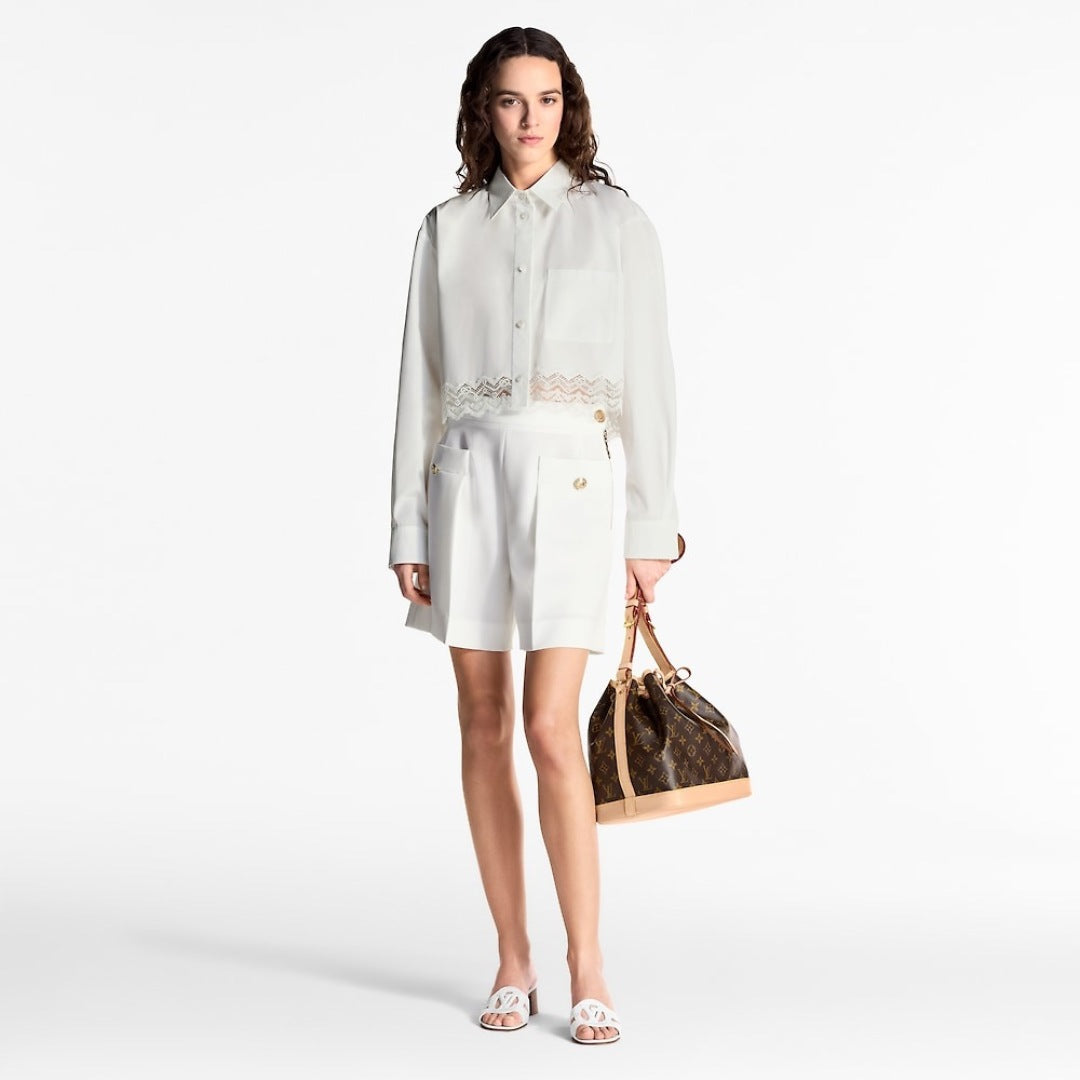 Louis 25ss lace shirt