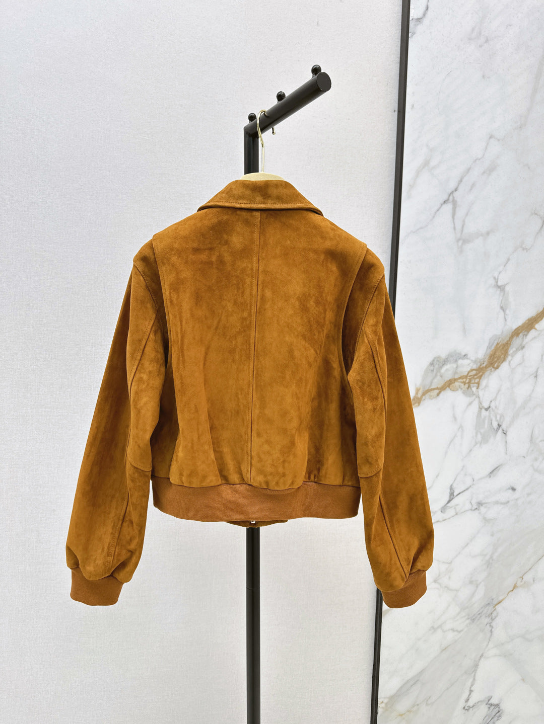 Miu 25ss crop suede jacket