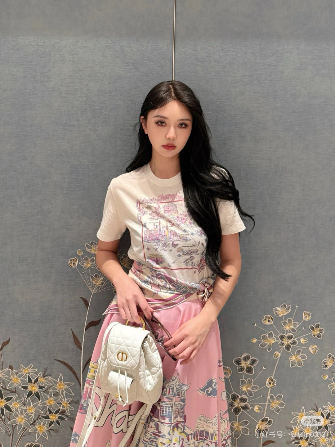 CD 25fw souvenir skirt