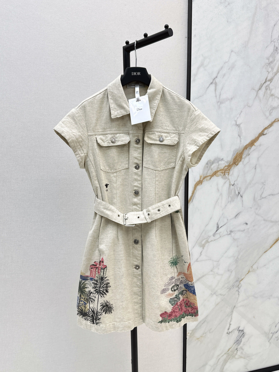 CD 25fw print dress