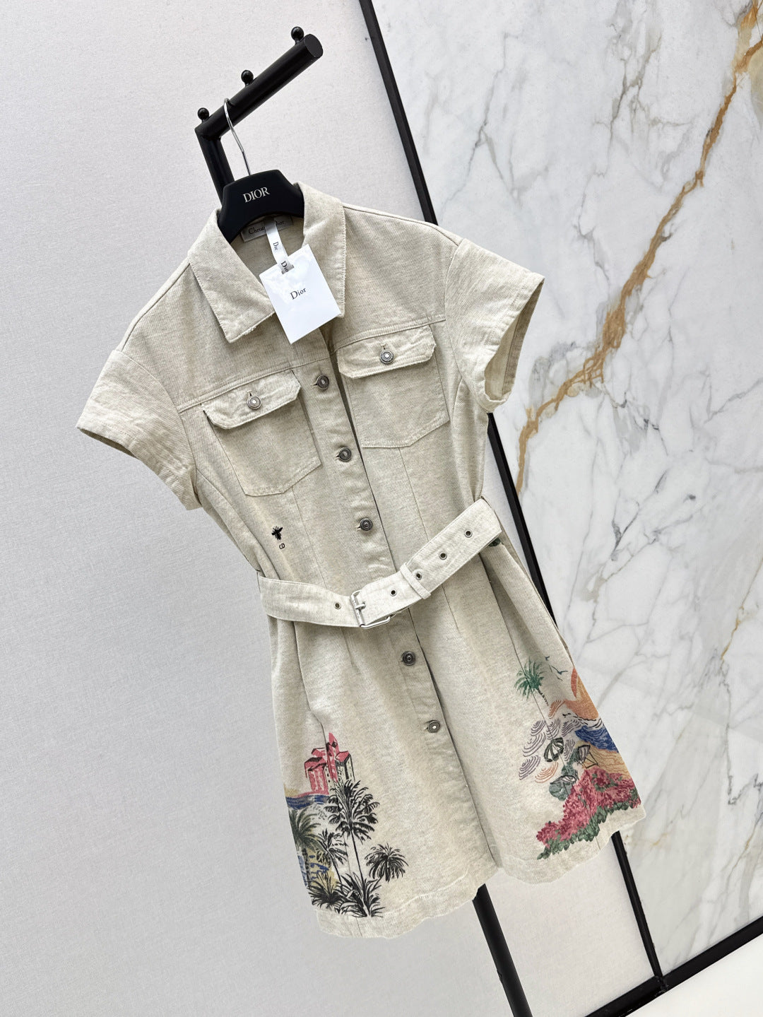 CD 25fw print dress
