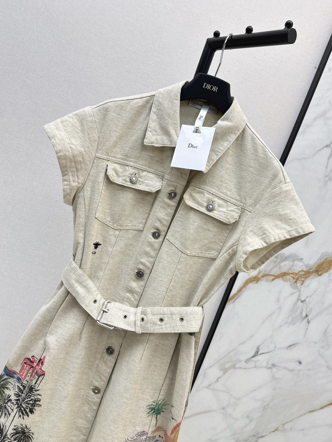 CD 25fw print dress