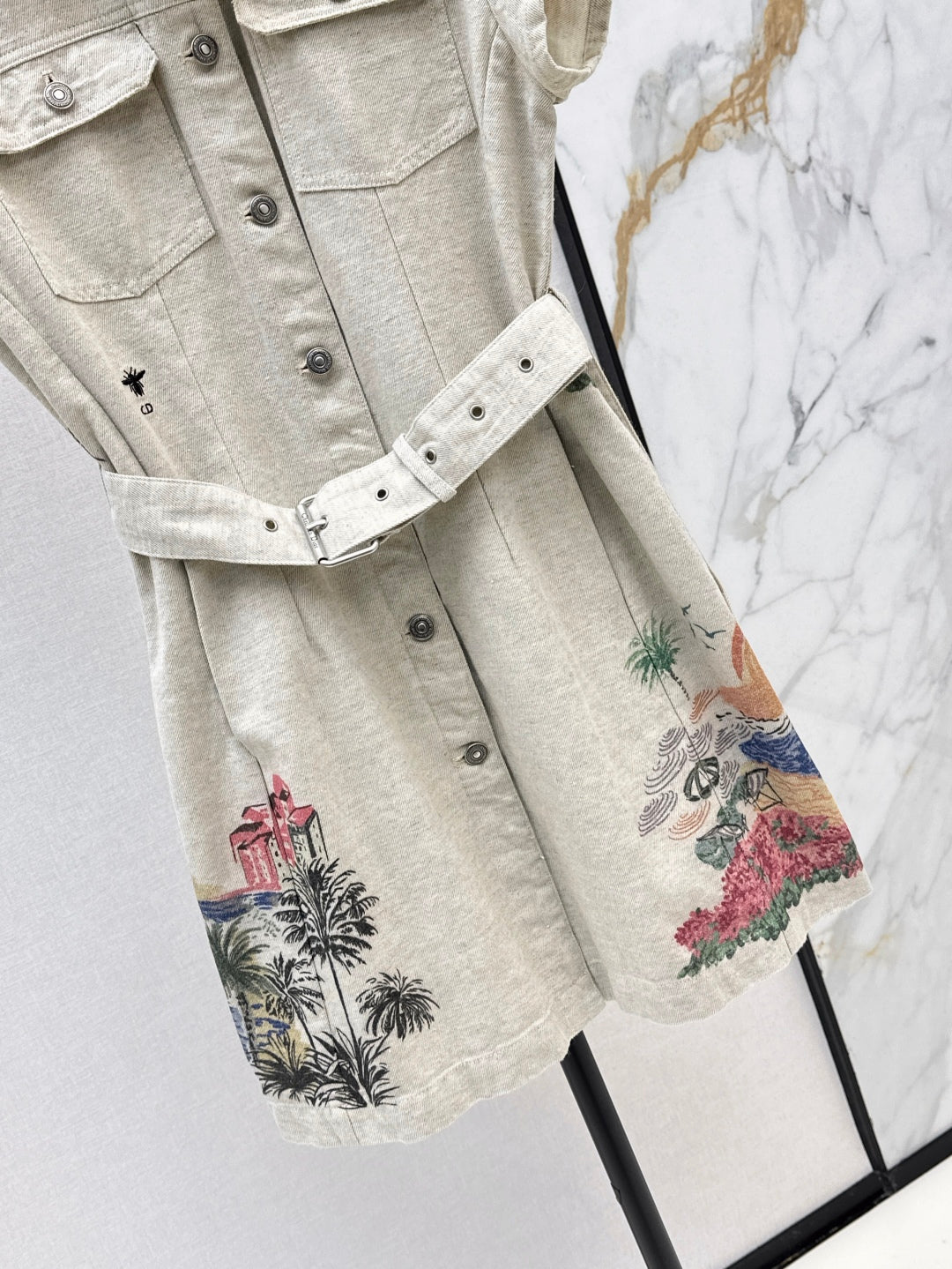 CD 25fw print dress