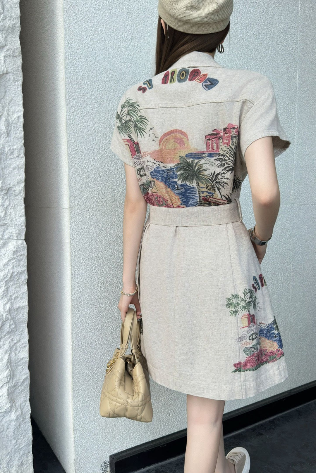 CD 25fw print dress