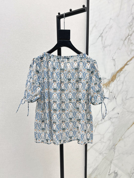 Loro 25ss print t-shirt