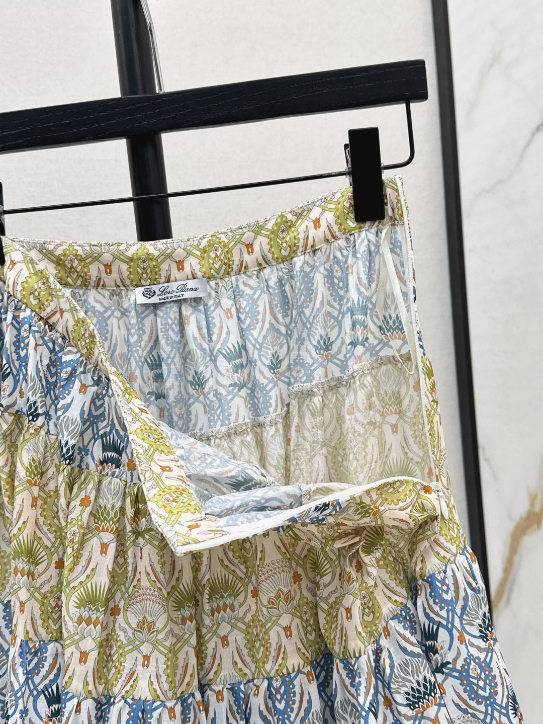 Loro 25ss print skirt