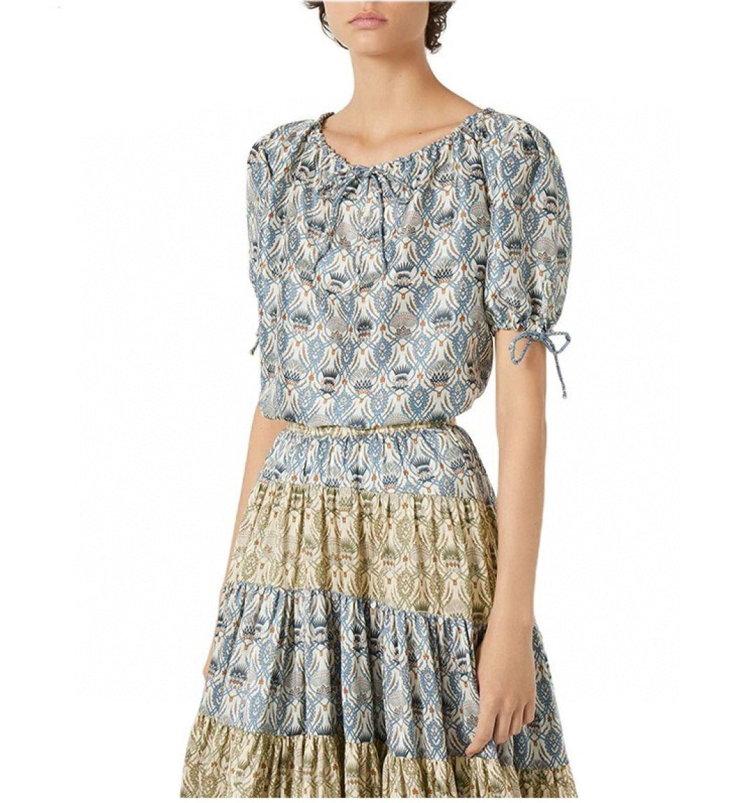 Loro 25ss print t-shirt