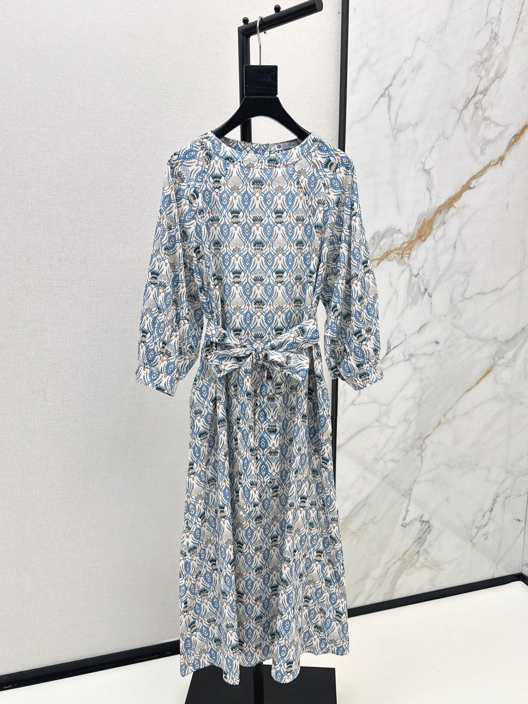 Loro 25ss print dress