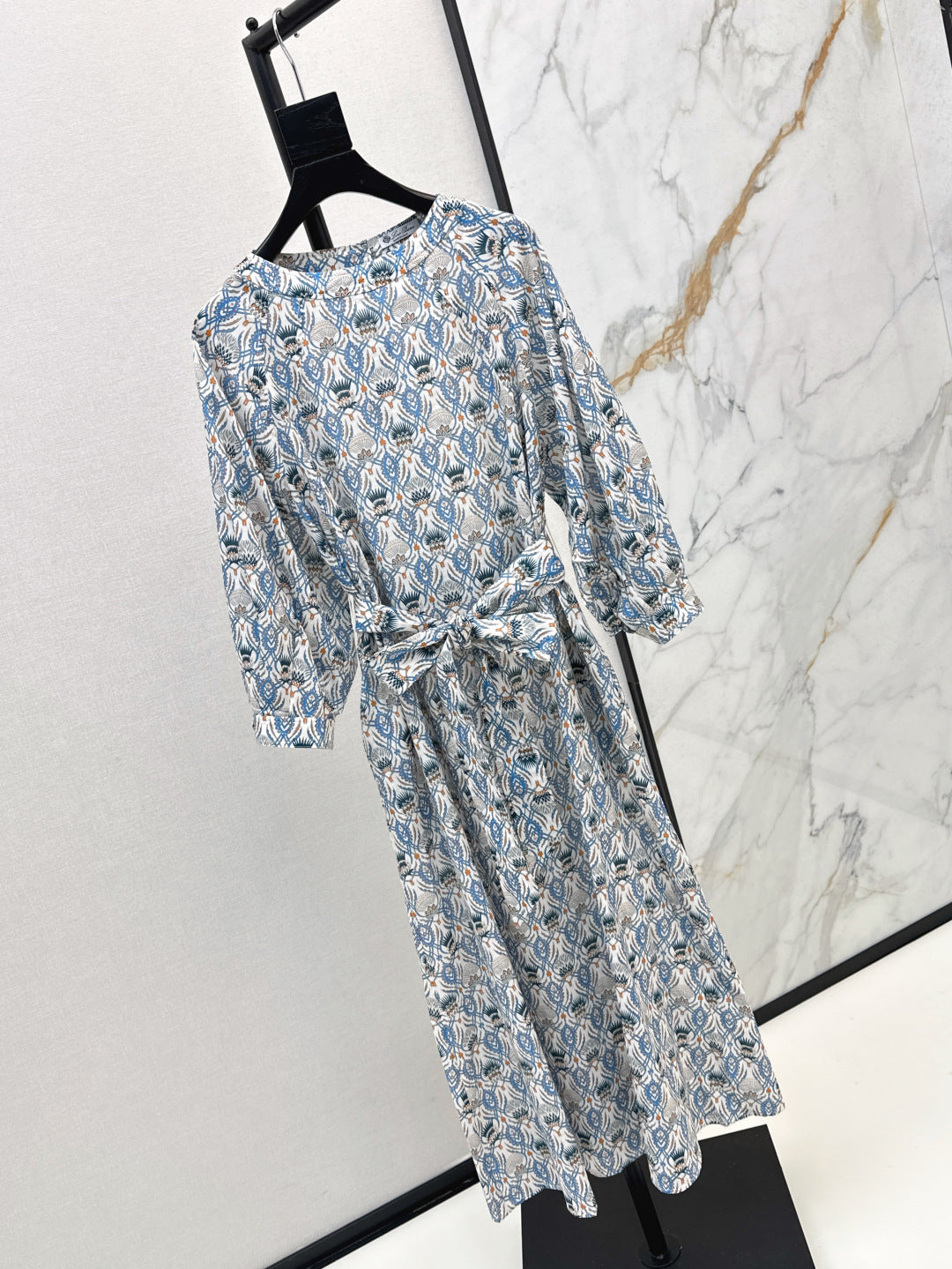 Loro 25ss print dress