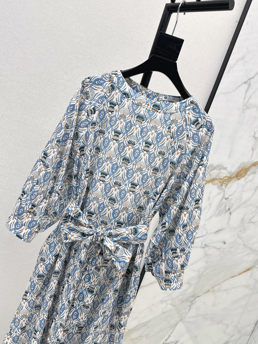 Loro 25ss print dress