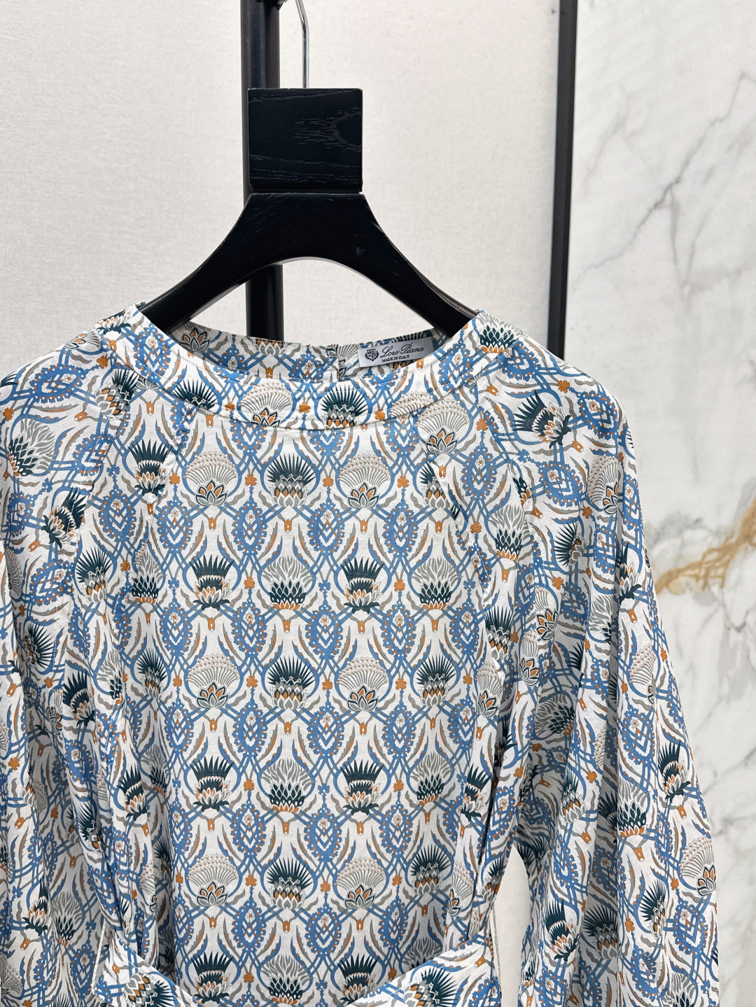 Loro 25ss print dress