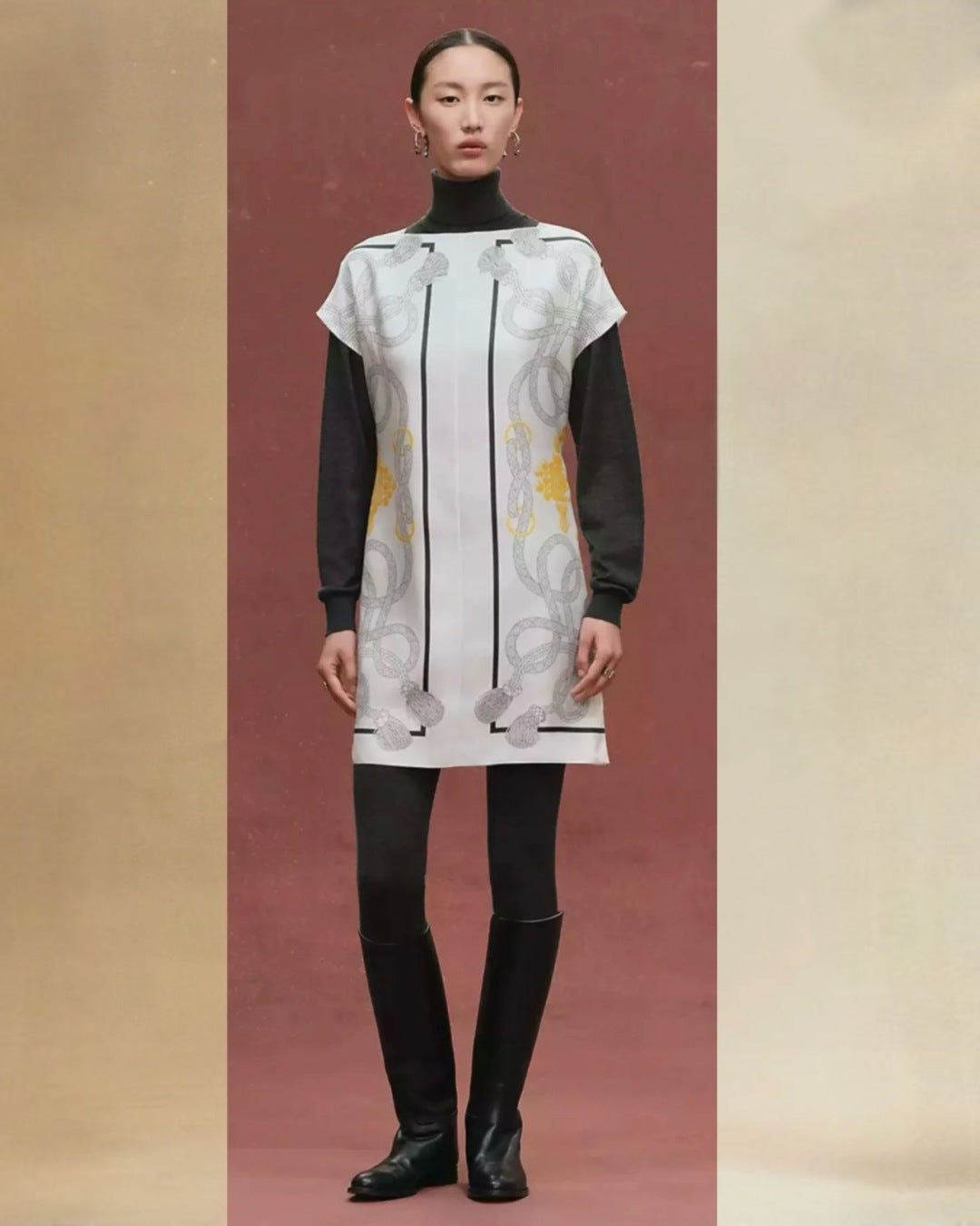 Herm 25ss silk dress