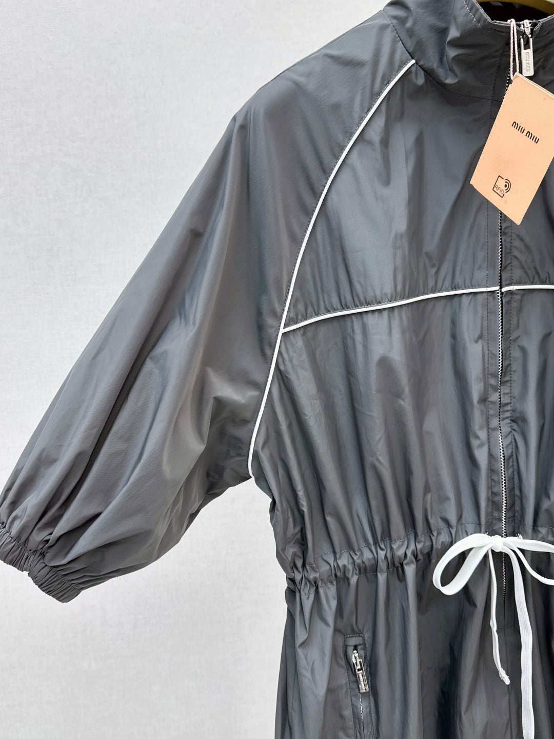 Miu 25ss drawstring dress