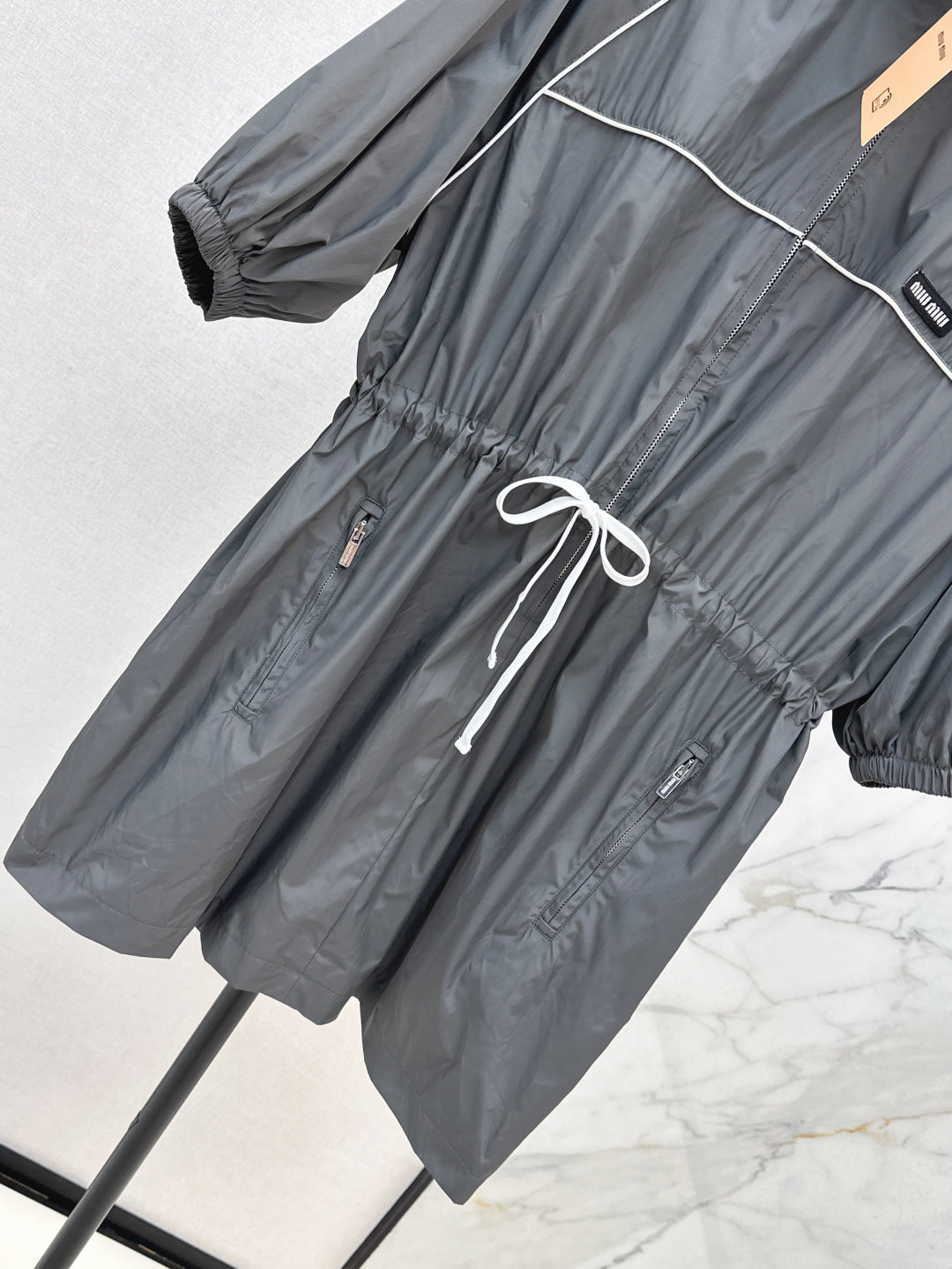 Miu 25ss drawstring dress