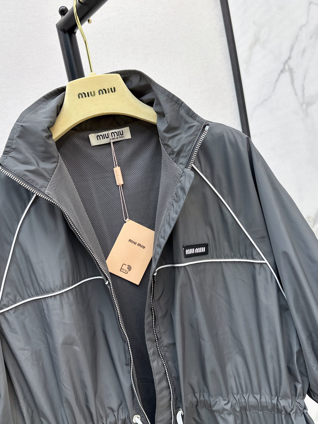 Miu 25ss drawstring dress