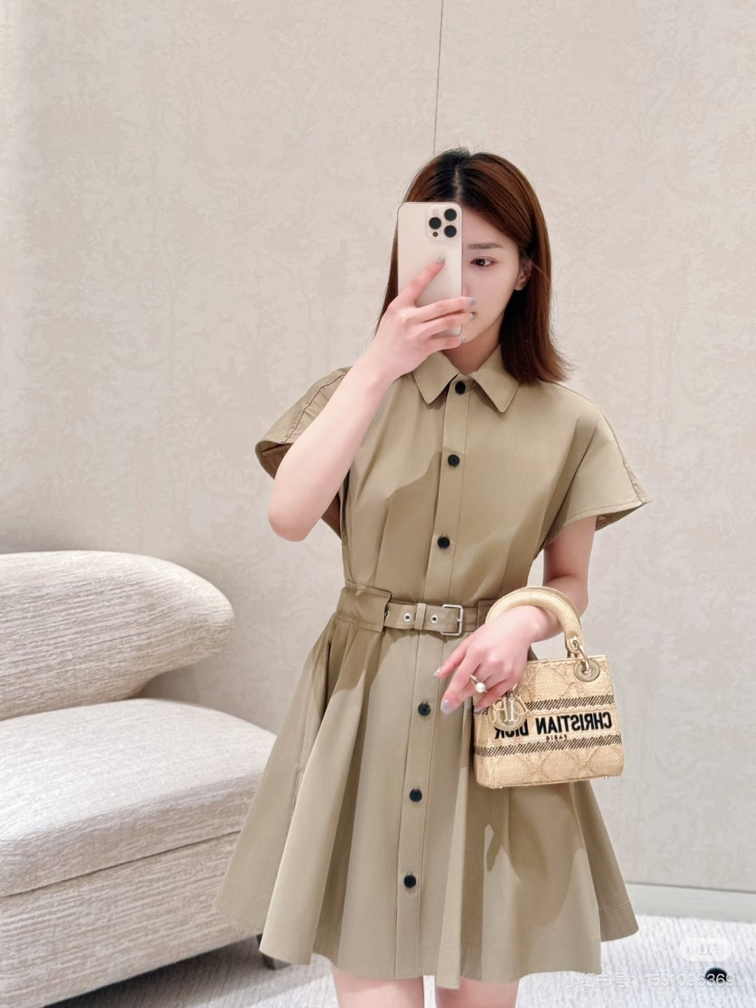 CD 25ss shirt dress