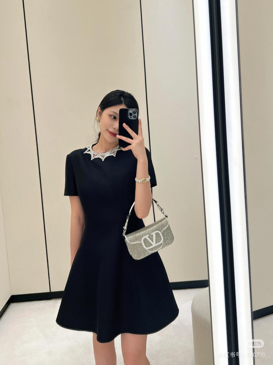 Valen 25ss beaded dress