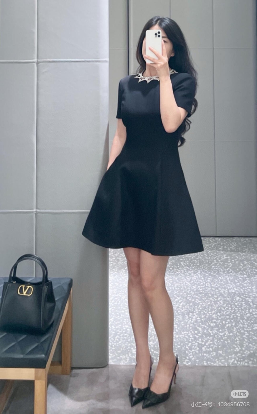 Valen 25ss beaded dress