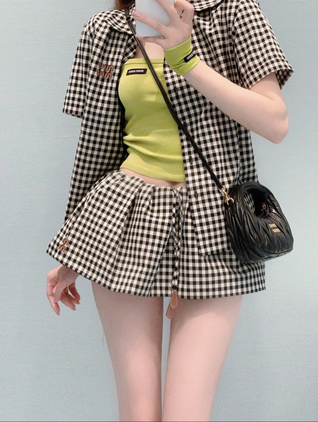 Miu 25ss skirt