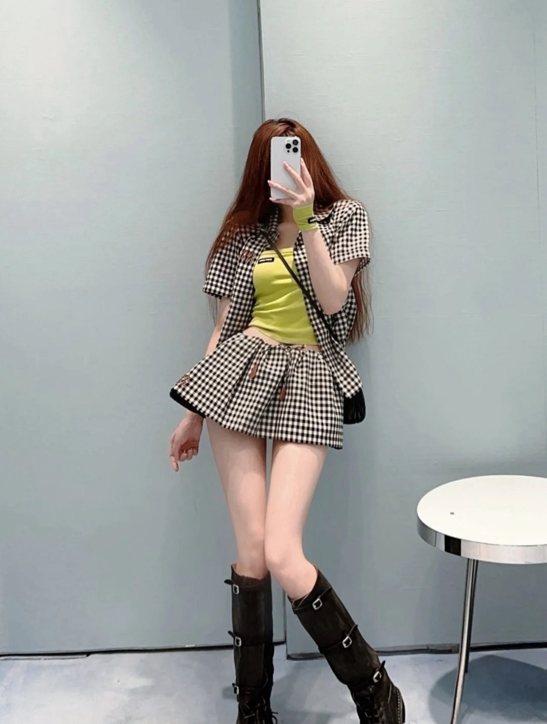 Miu 25ss skirt