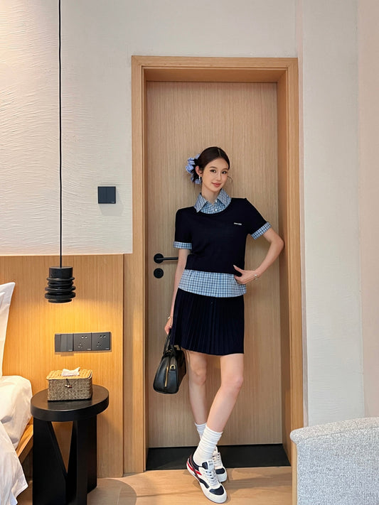 Miu 25ss knit suit