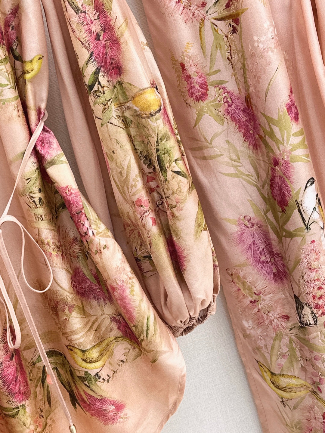 Zimm 25ss silk shirt dress