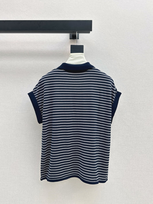Miu 25ss knit polo shirt