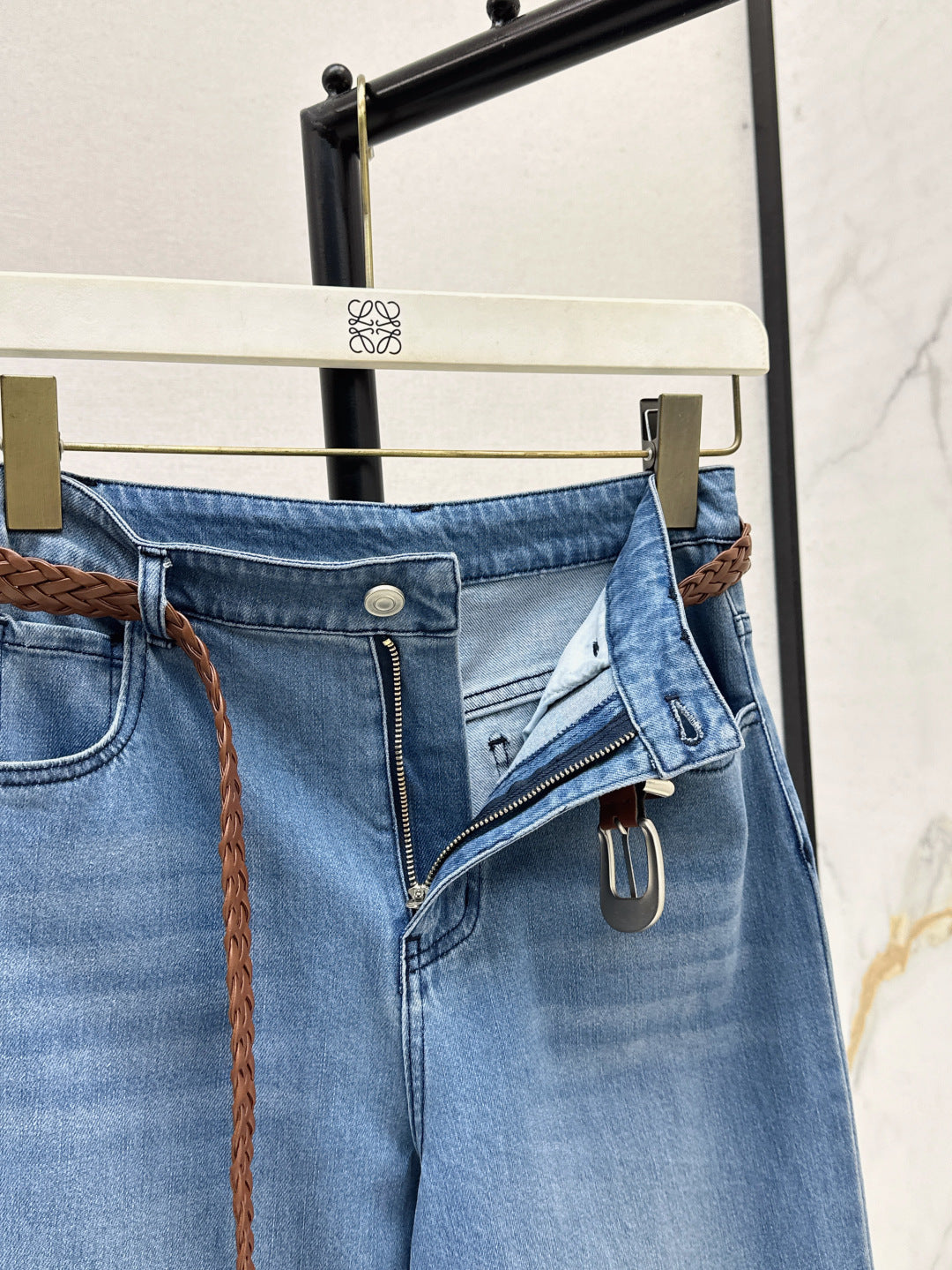 Loe 25ss belt jeans