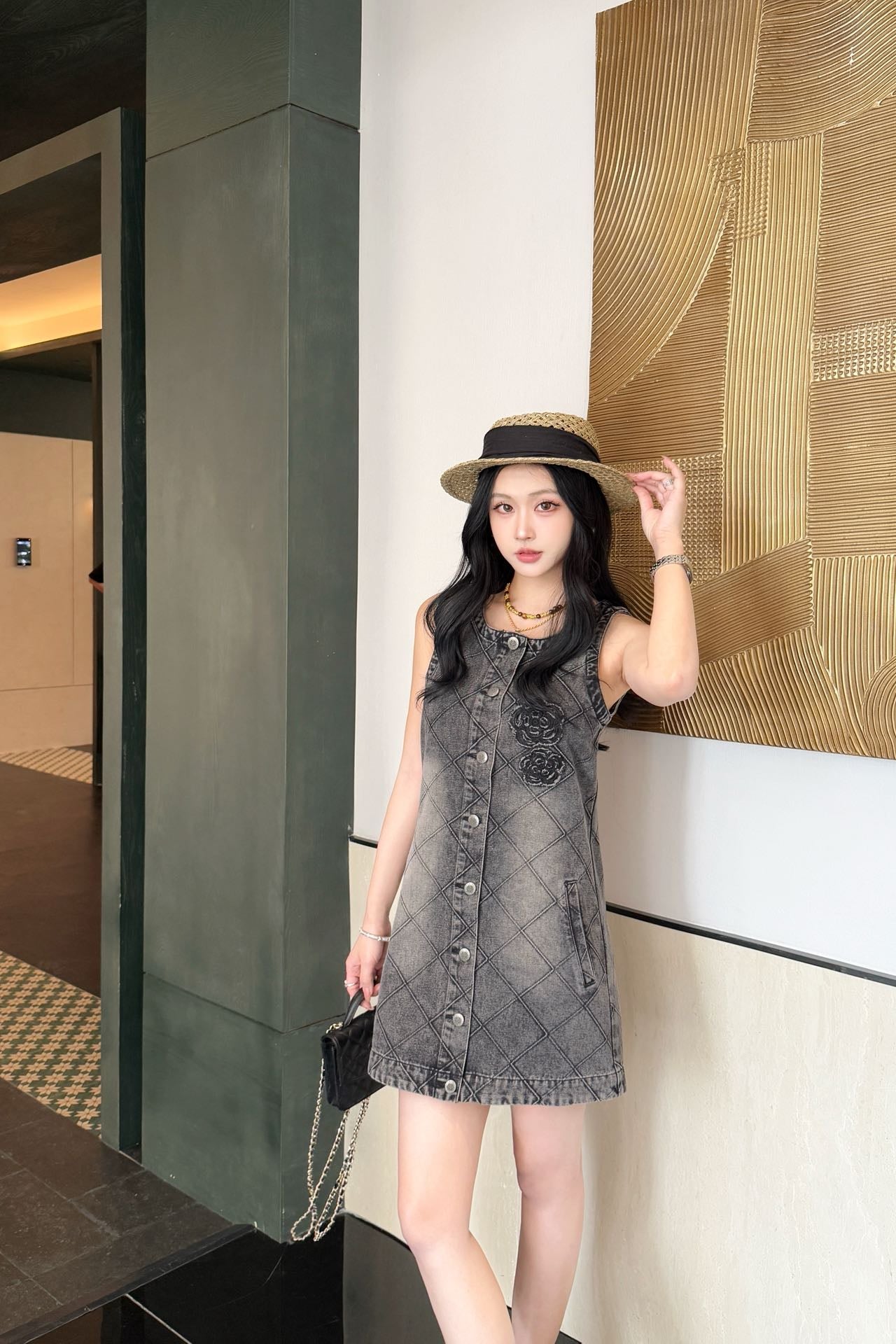 Chan 25ss denim dress