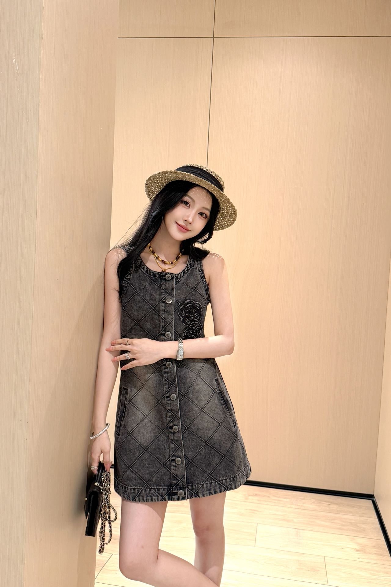 Chan 25ss denim dress