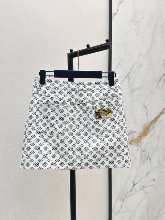 Louis 25fw jacquard skirt