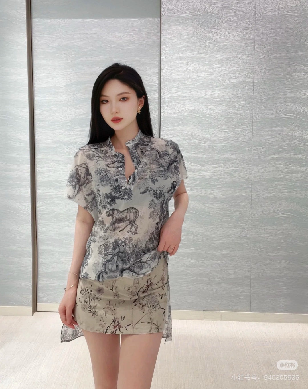 CD 25ss reverse print shirt