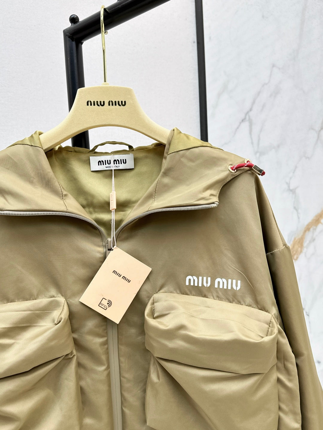 Miu 25fw cargo jacket