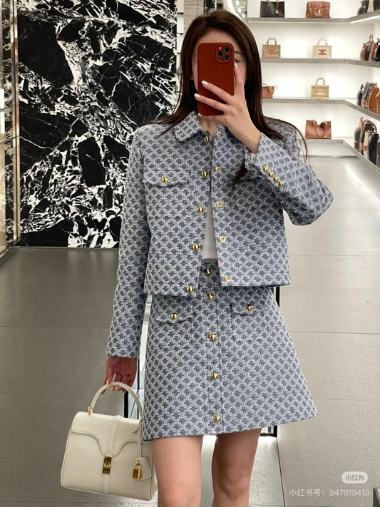 Celi 25fw denim suit
