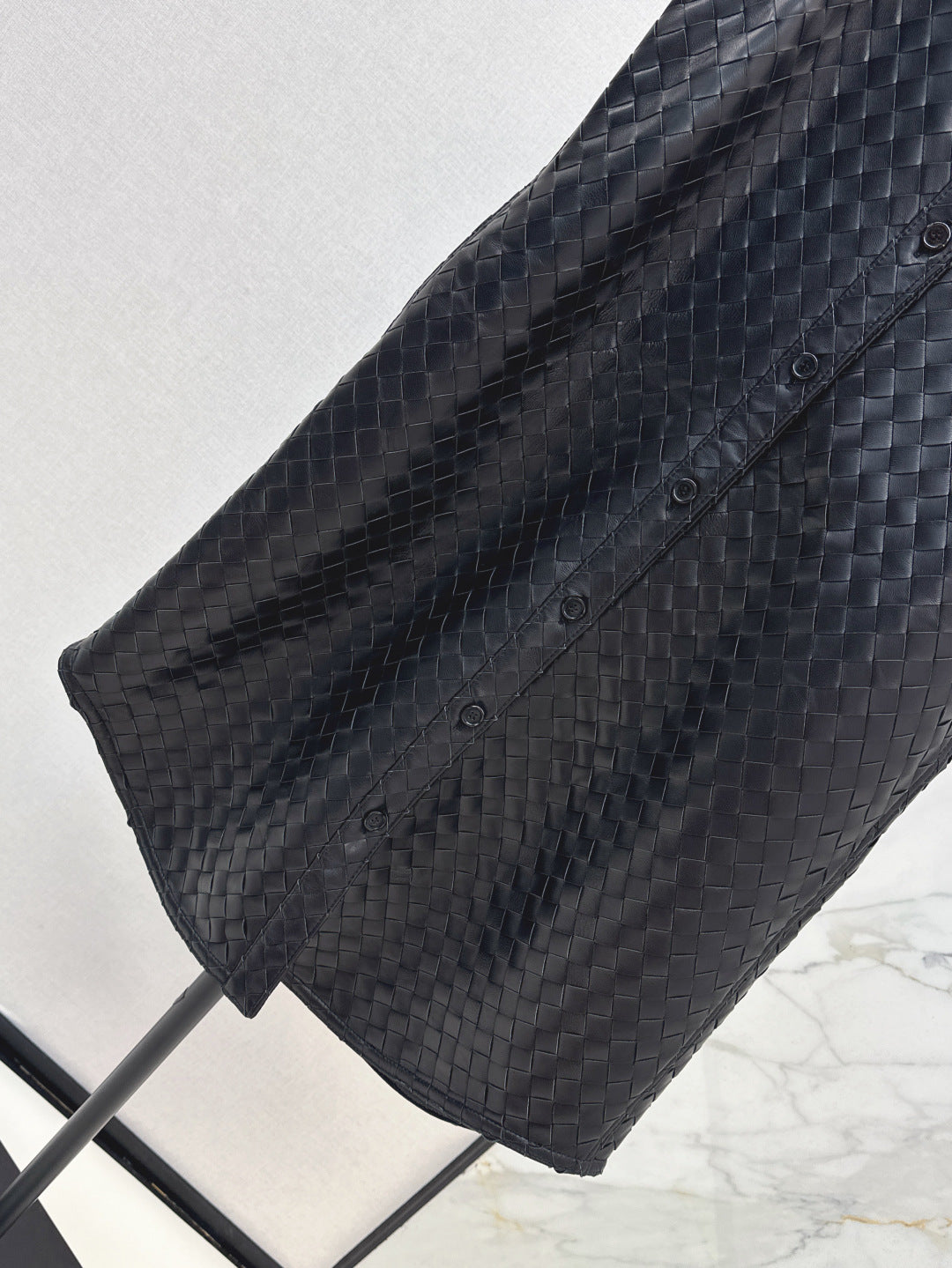 Bottega 25ss sleeveless leather jacket