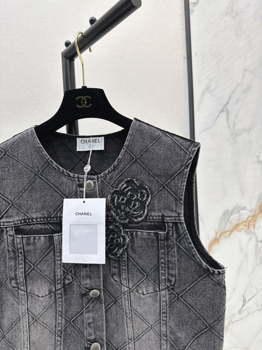 Chan 25ss denim vest