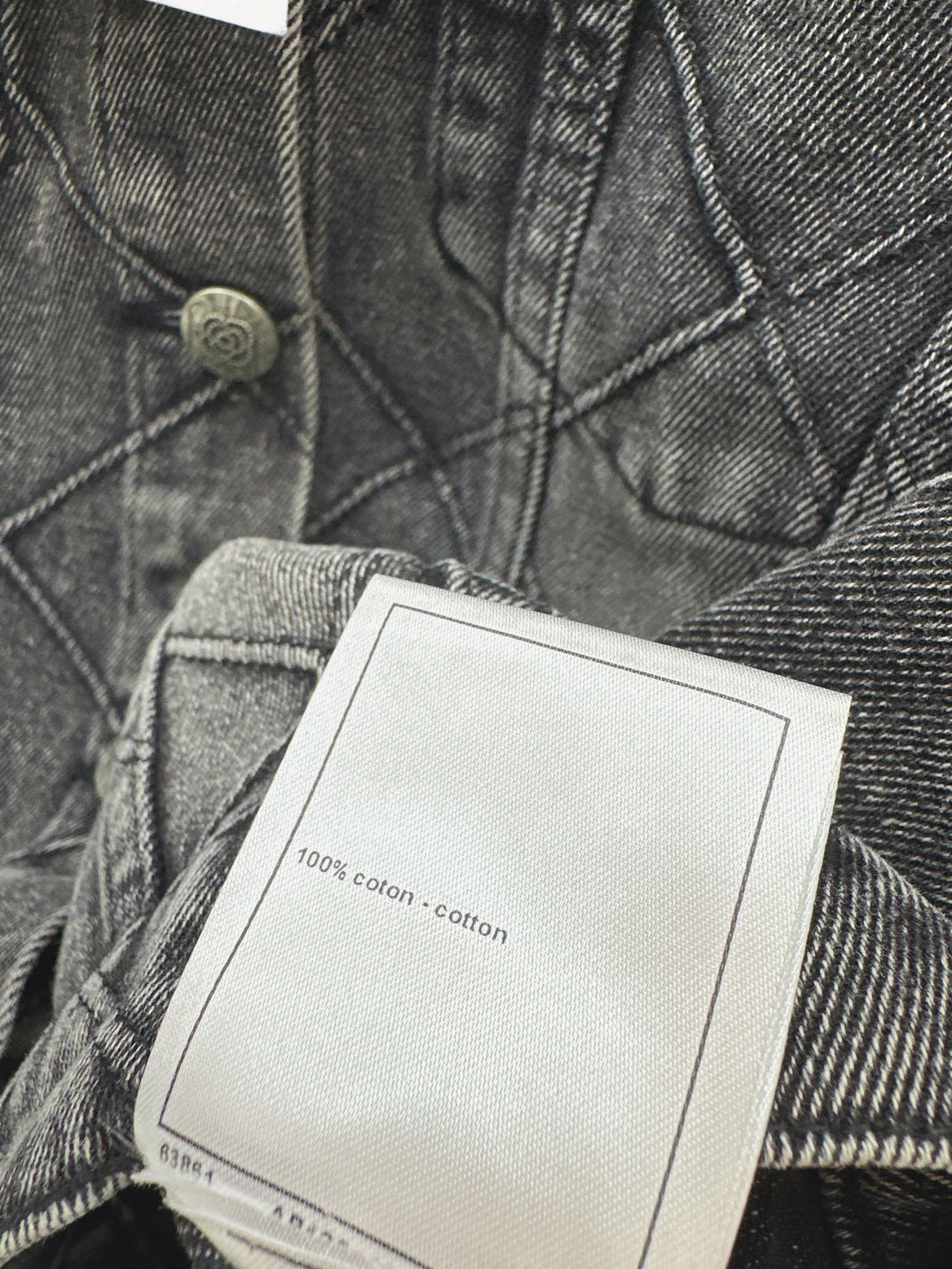 Chan 25ss denim vest