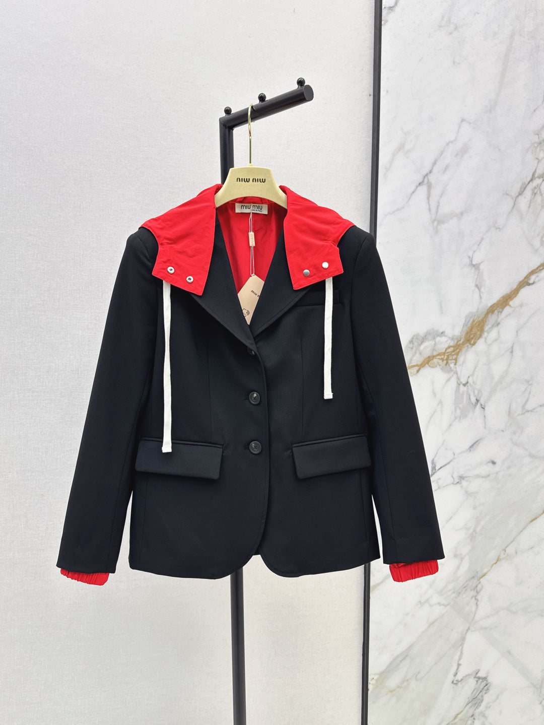 Miu 25fw hooded jacket