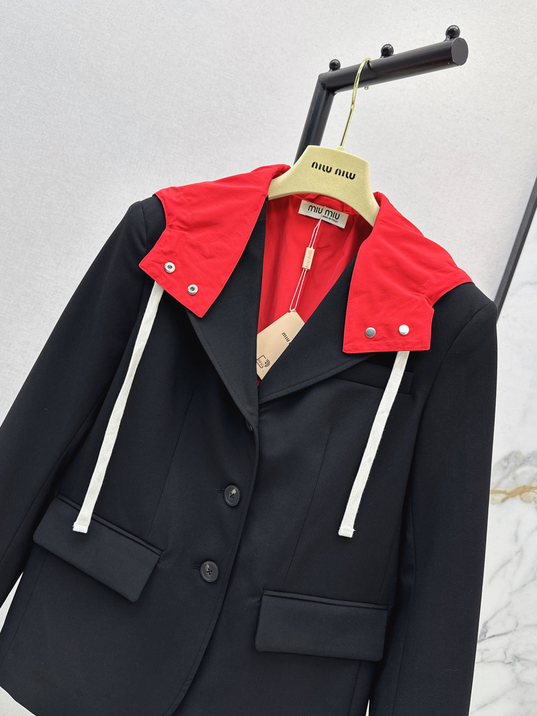 Miu 25fw hooded jacket