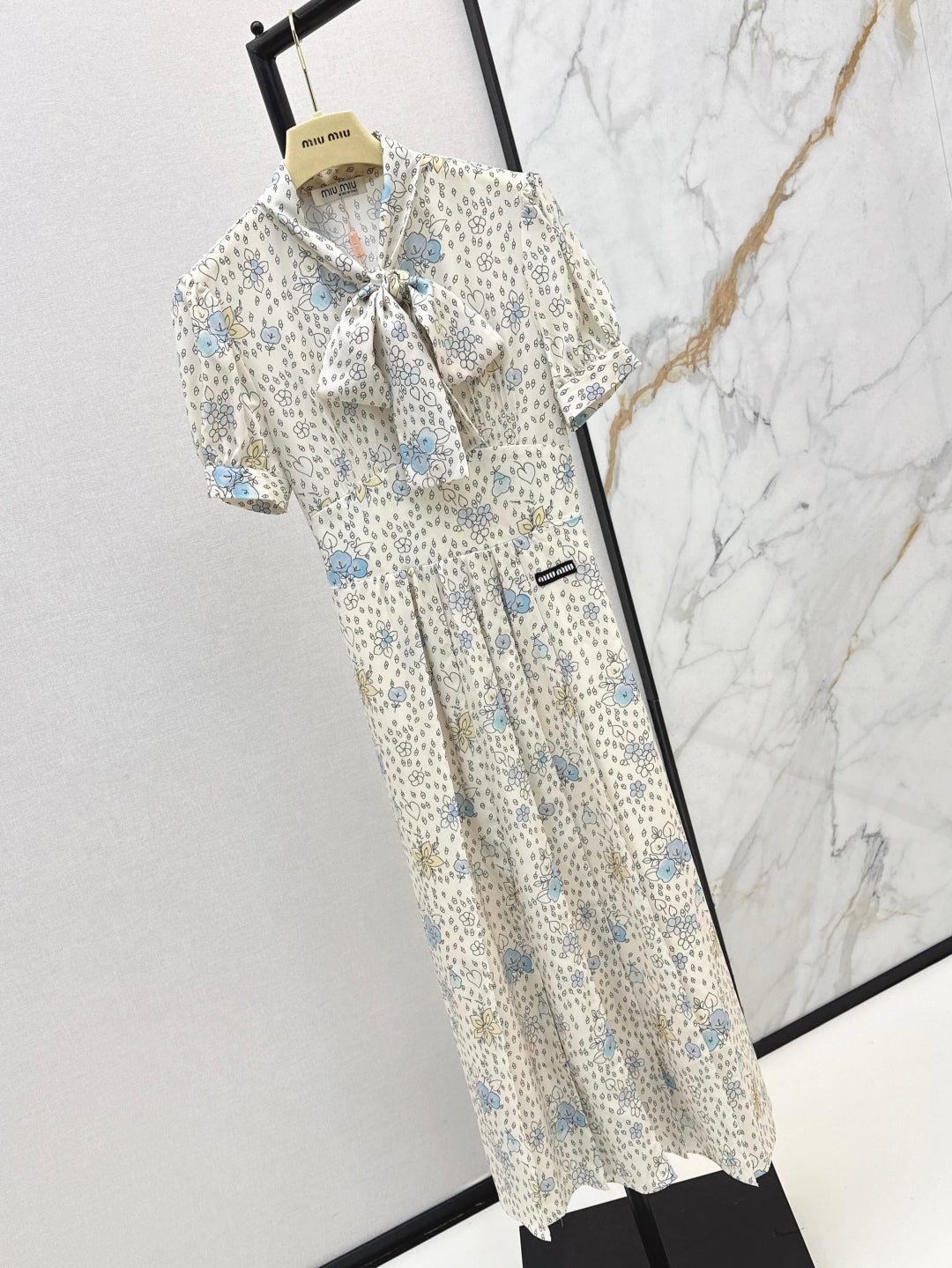 Miu 25ss print dress