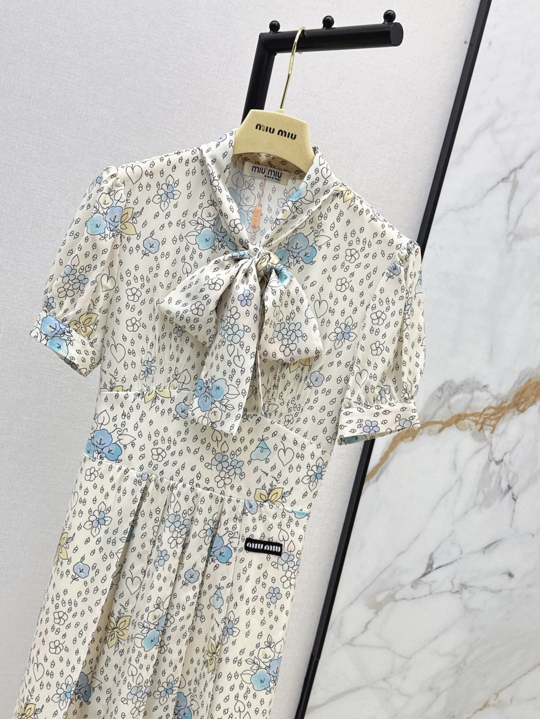 Miu 25ss print dress