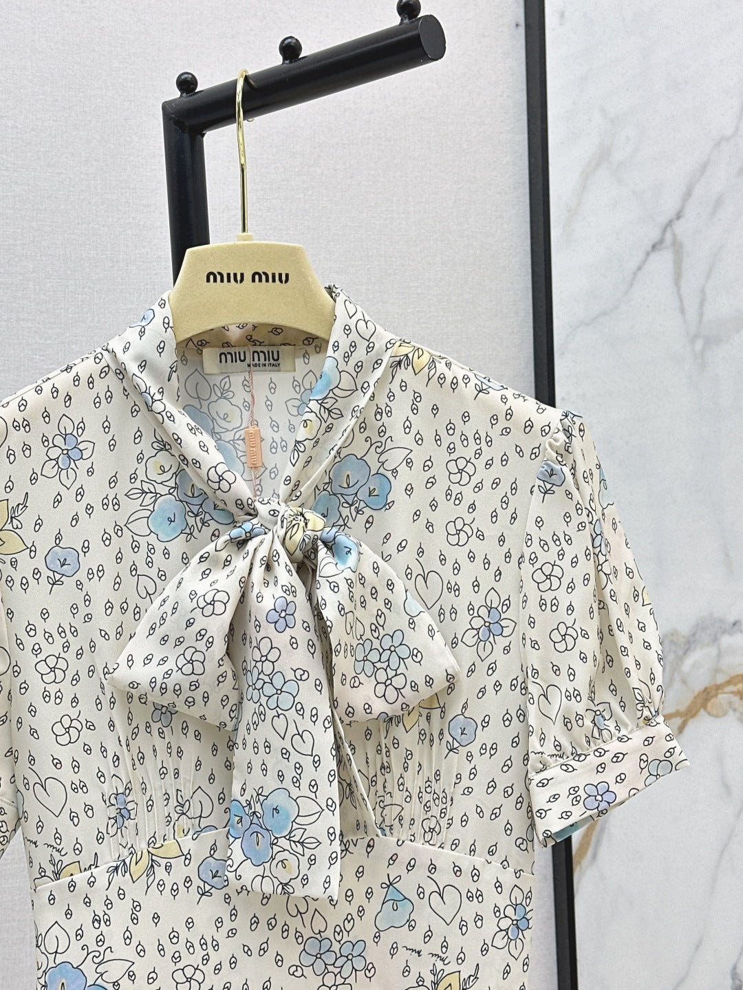 Miu 25ss print dress