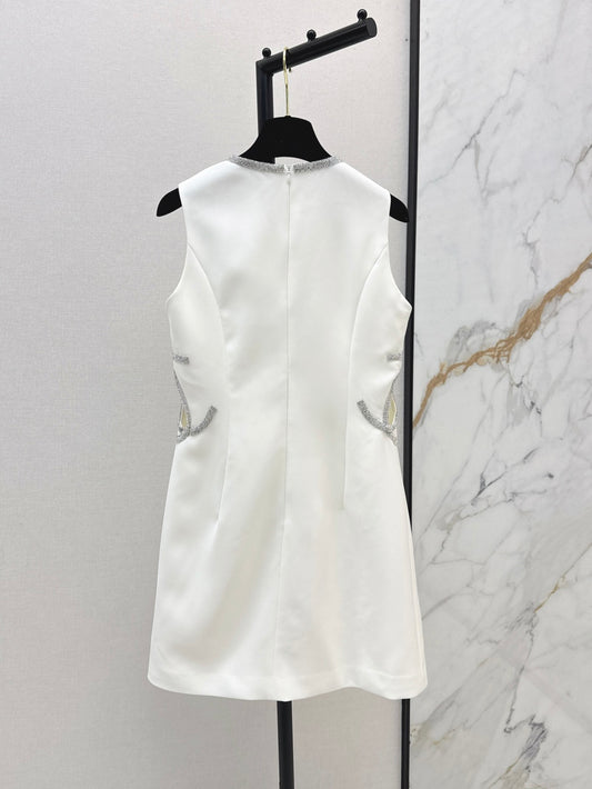 Chan 25ss rhinestone dress