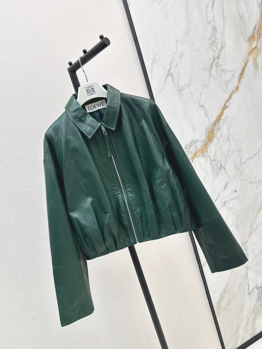 Loe 25ss leather jacket